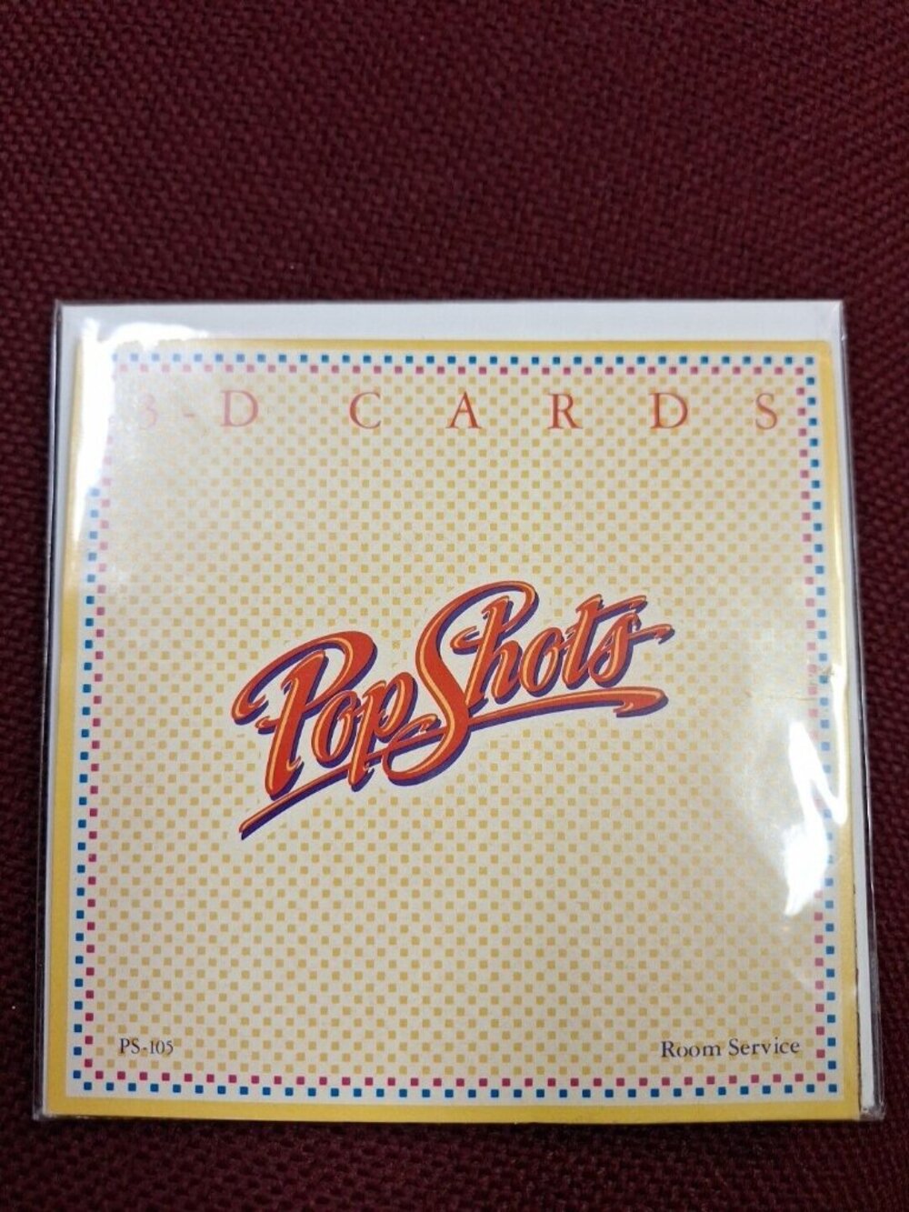 PopShots Room Service 3D Greeting Card Collectible Unopened Vintage 1981 Delight - Picture 2 of 4